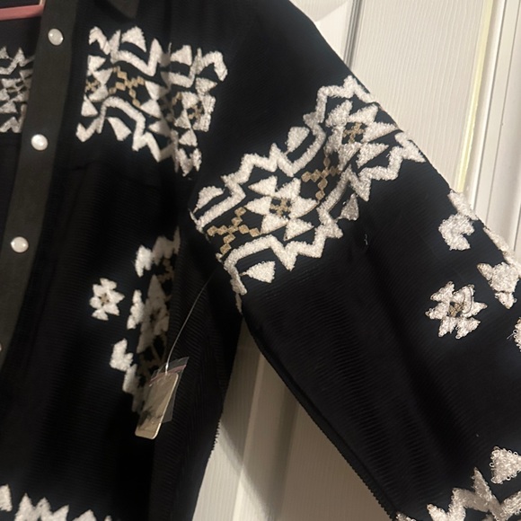 Free People embroidered shacket - Picture 5 of 10